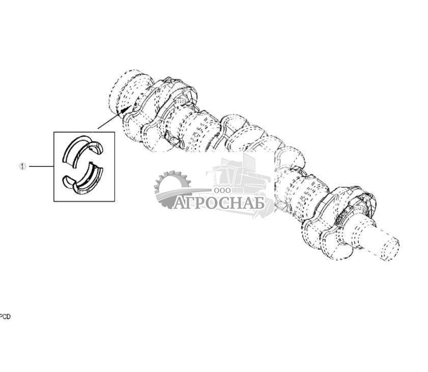 9901 Комплект упорных подшипников 